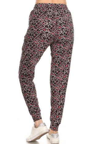 Pink Leopard Jogger