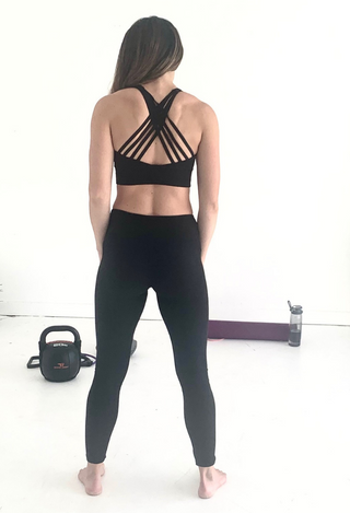 Dream Fit sport Bra in black with black leggings
