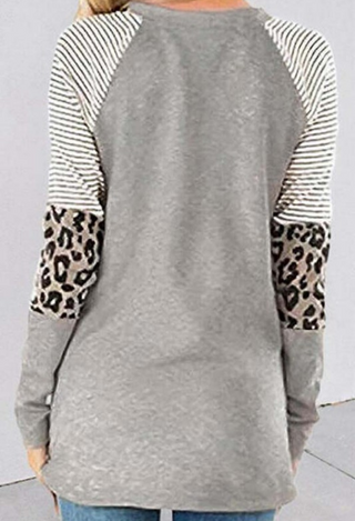 wild hearts top in grey back view