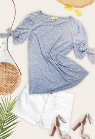 Sadie Bow Sleeve Top