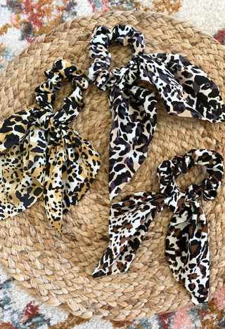 Leopard Hair Scarf  set of 3