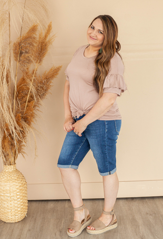 Tell me im pretty taupe side view