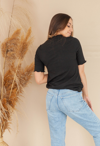Paris top black back