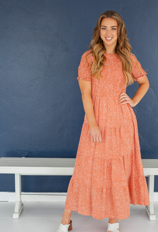 Tersa Dress coral front