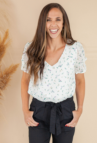 Victoria Ditsy Floral Blouse