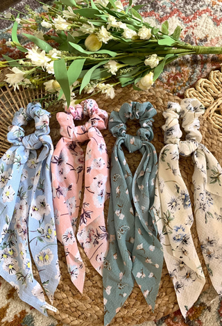 floral hair scarf