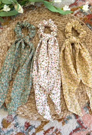 Ditsy Hair Scarf set