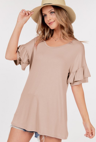 Tell me im pretty top taupe
