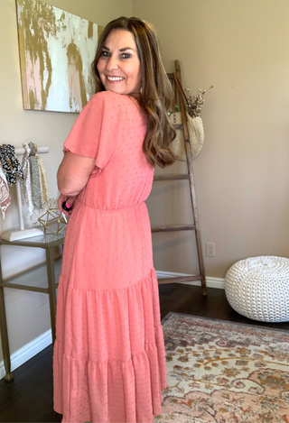 Felicity dress rose back