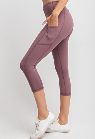 Dream Fit Capri Pants mauve