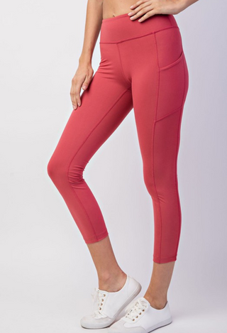 Dream Fit Capri Pants coral