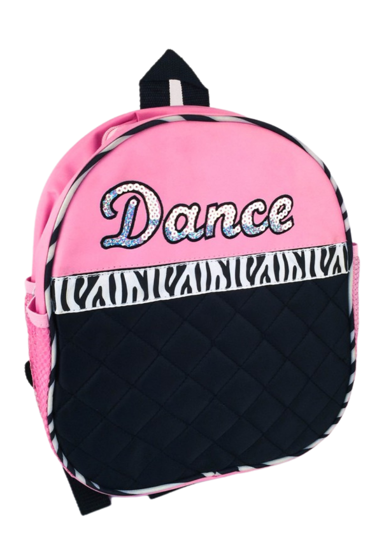 Pink Zebra Dance Backpack