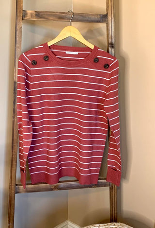 Red Stripe Sweater