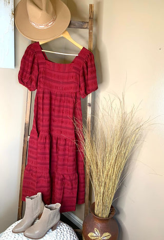 Harlow Puff sleeve Midi with boots
