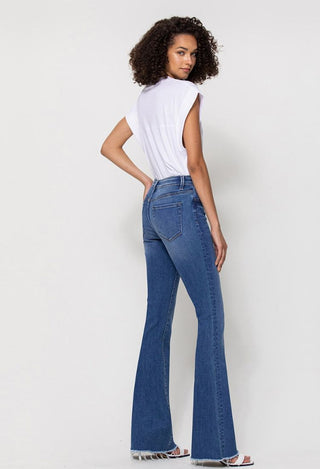 Vervet Mid Rise Mini Flare Jeans