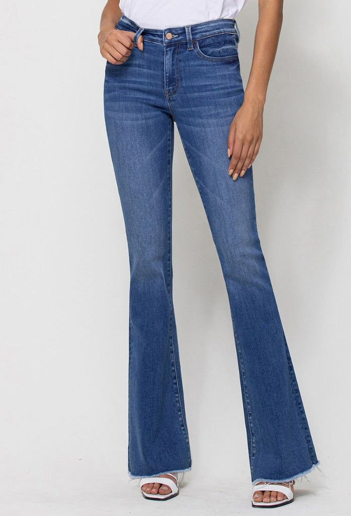 Vervet Mid Rise Mini Flare Jeans – Dot Dot Dream