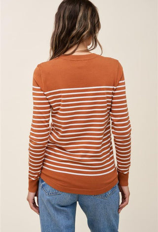 Shannon Stripe Sweater back