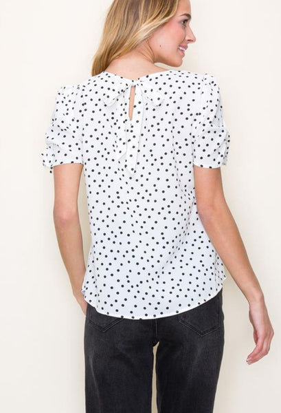 Dot Print blouse