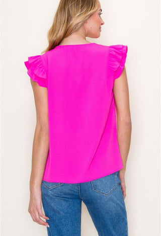 Charity blouse back view