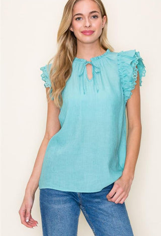 Pretty Girl blouse in mint