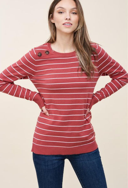 Holly Stripe Sweater
