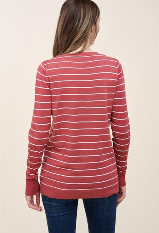 Holly Stripe Sweater back