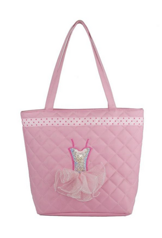 pink ballet tote bag
