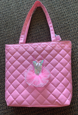 girls pink ballerina bag