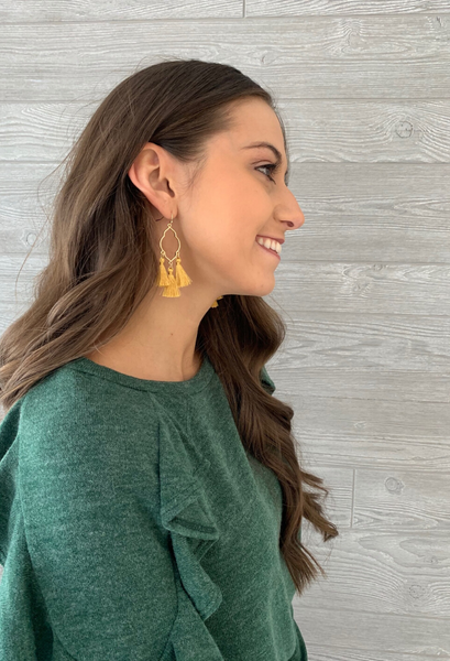 3 Tassel Earrings