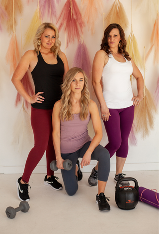 Womens leggings and workout tops