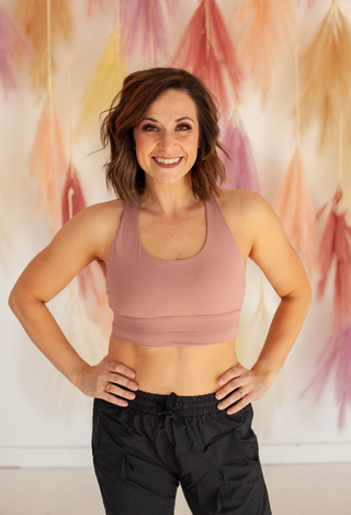 Dream Fit sport Bra in mauve pink