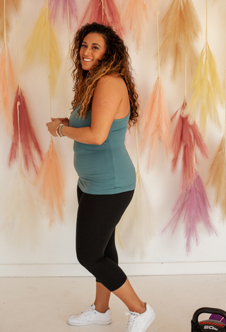 teal Dream Fit Athleisure Top