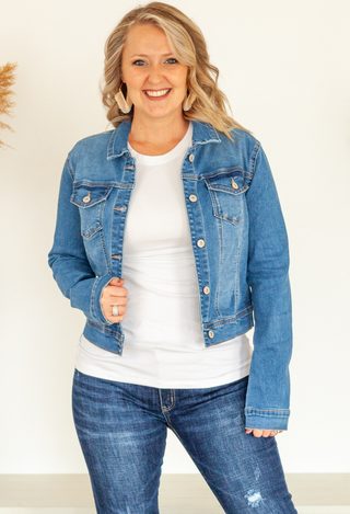 Denim Jacket-Dot Dot Dream