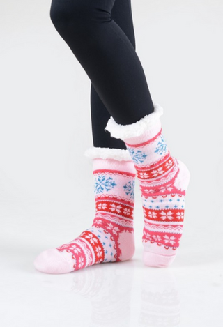 Slipper socks pink