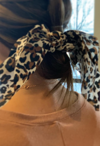 Leopard Hair Scarf scarf