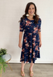 Navy Floral