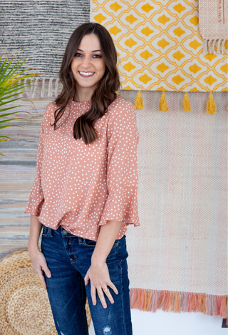 Blushing Bell Top