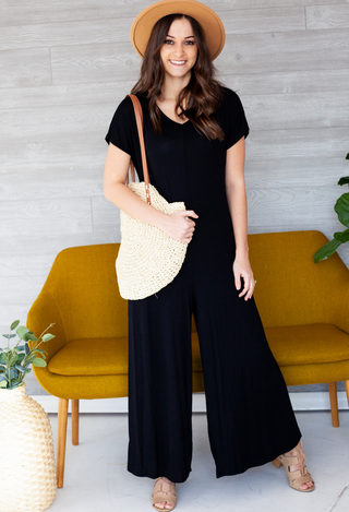 Savannah Jumpsuit in black