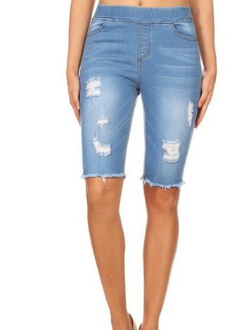 Denim Bermudas
