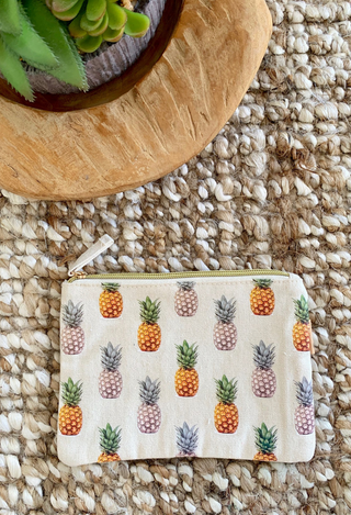 pineapple zip bag