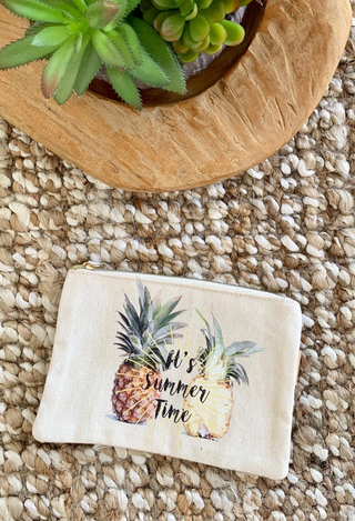 pineapple zip bag