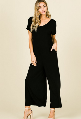 womens jumpsuit in black