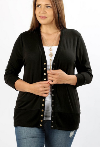 perfect sweater black plus size