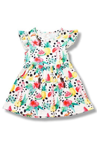 girls tropical dress