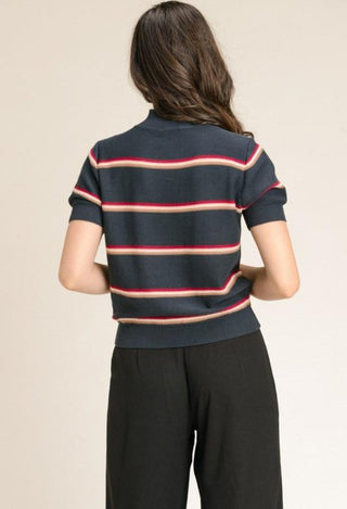 stripe sweater back view