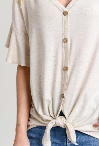 Katelyn Tie Top -Final Sale