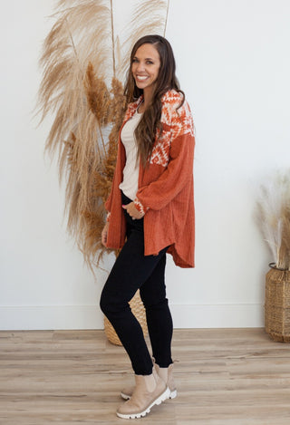 Aztec shacket