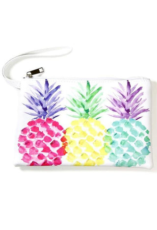 Pineapple makeup bag