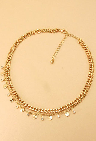 Double layer necklace