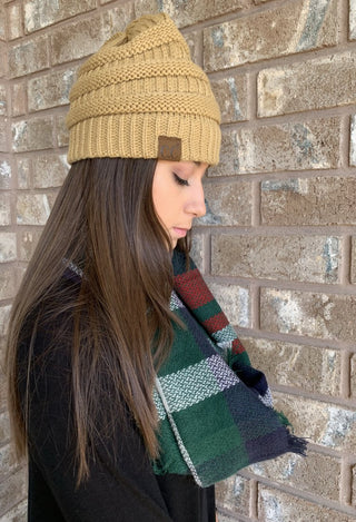 C.C. Beanie in camel